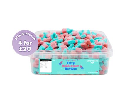 Fizzy Bubblegum Bottles Tub