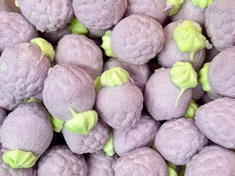Jelly Filled Blackberry Marshmallows