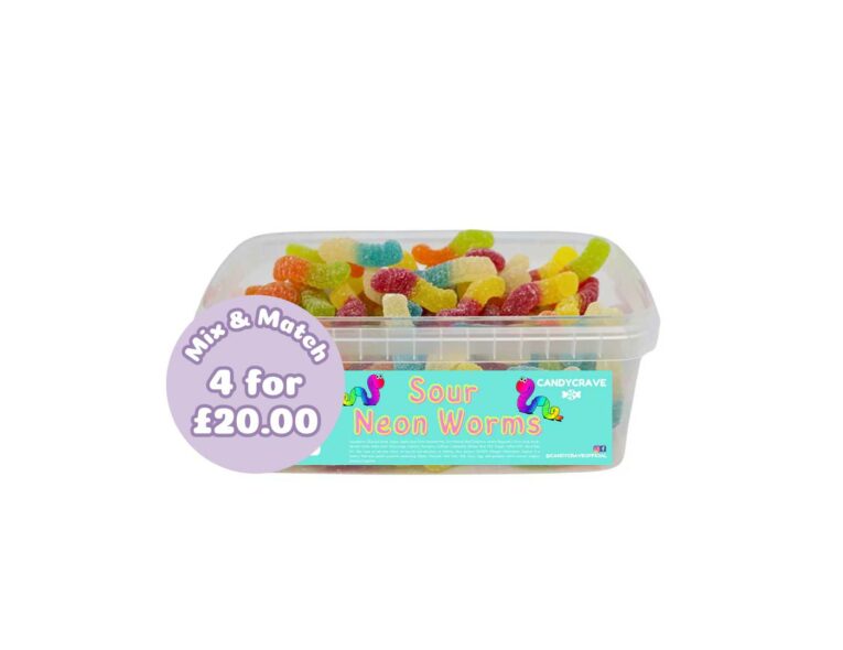 Sour-Neon-Worms-Tub