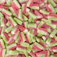Watermelon slices flatlay