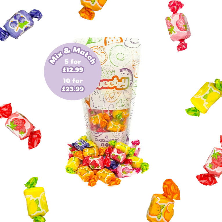 250g Pouches - Assorted Fruit Chews