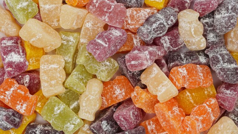 Jelly Babies Close Up