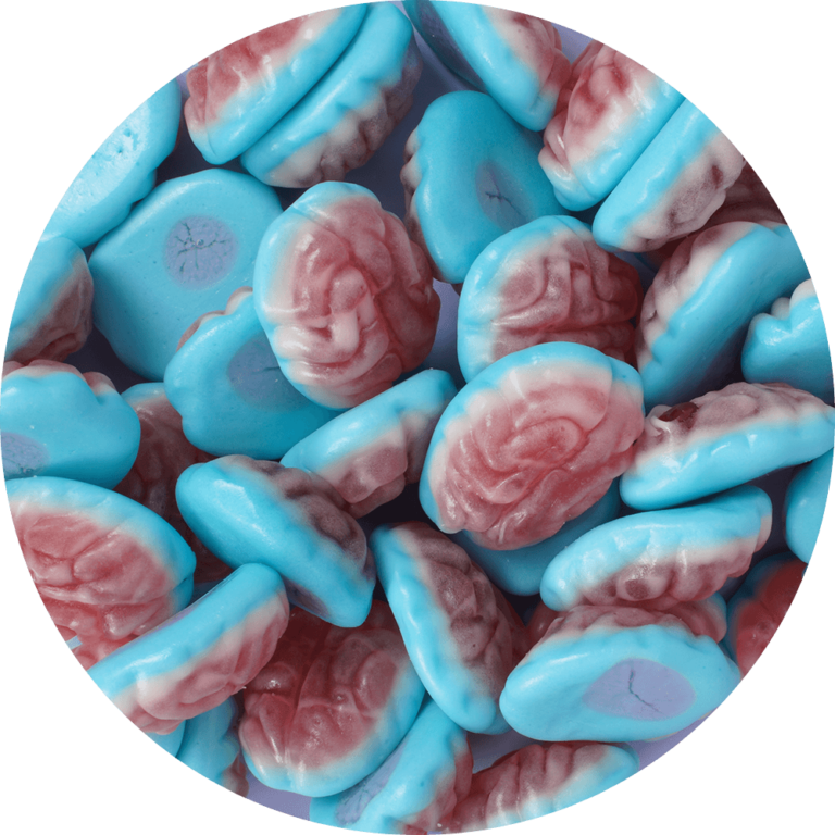 Jelly Filled Brains Chewy Sweets - Sweetzy