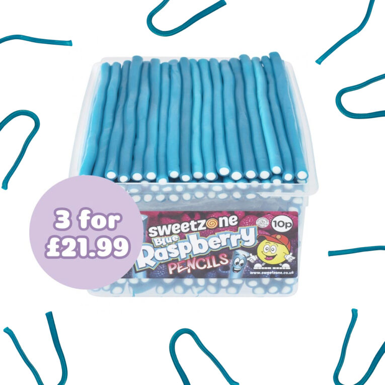Blue Raspberry Pencils Tub