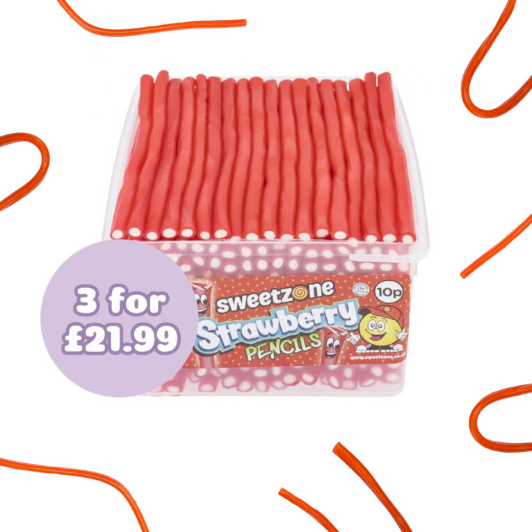 Strawberry Pencils Tub