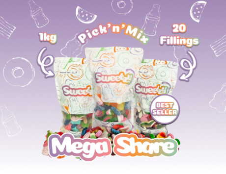 Custom MegaShare Pick 'n' Mix - 1kg - 20 Fillings