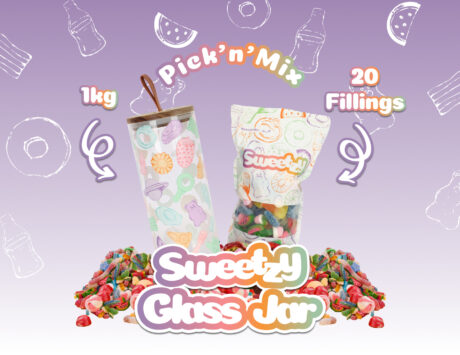 Sweetzy Glass Jar + 1kg Custom Pick ‘n’ Mix