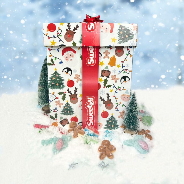 Gift-Box-Snow-Background