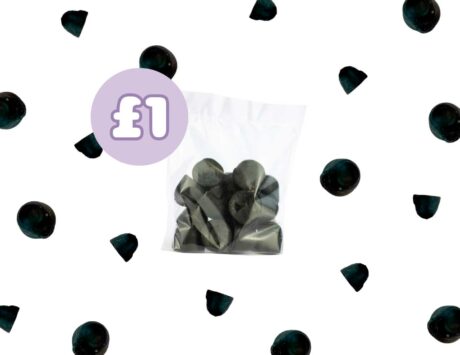 Liquorice Hard Gums  - 100g (Netherlands)