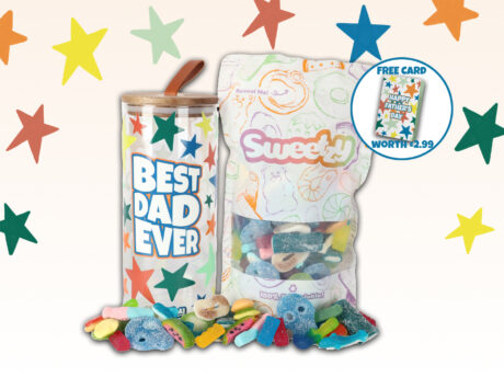 Father's Day Glass Jar + 1kg Custom Pick 'n' Mix