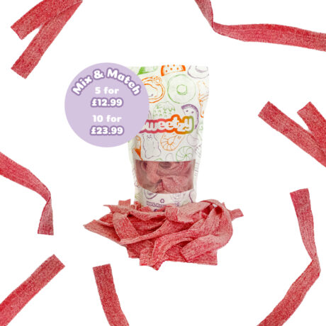 Strawberry Fizzy Belts - 250g