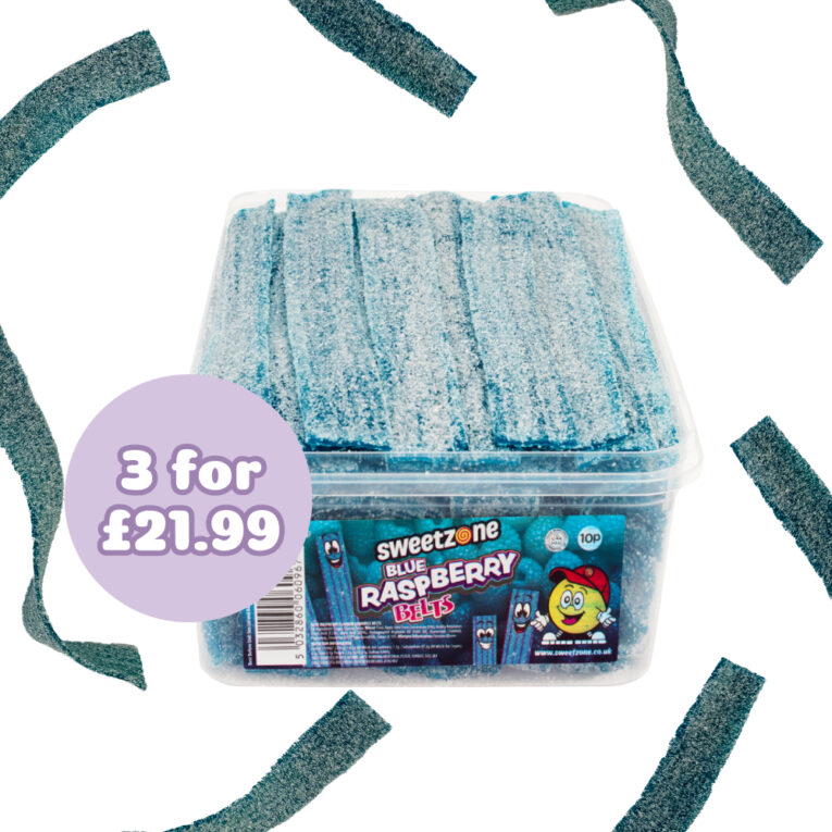 Fizzy Blue Raspberry Belts