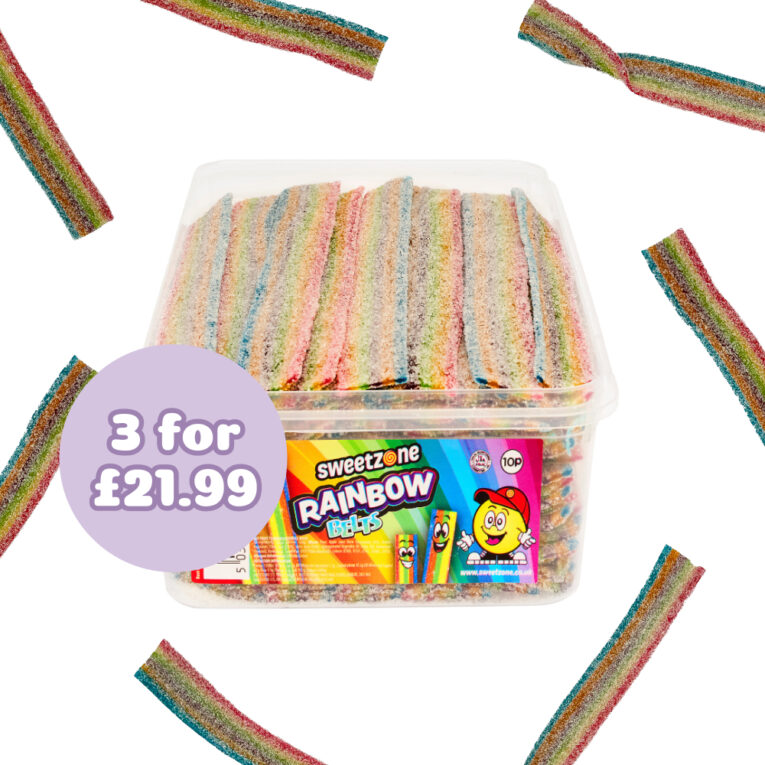 Fizzy Rainbow Belts