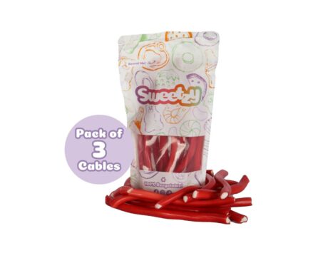 3 x Strawberry Cable Pouch