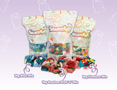 Custom 1kg Pick 'n' Mix + 1kg Blue Mix + 1kg Fizzless Mix