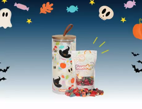 Halloween Glass Jar + 500g Custom Pick 'n' Mix