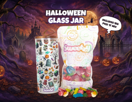 Halloween Glass Jar + 1kg Custom Pick 'n' Mix