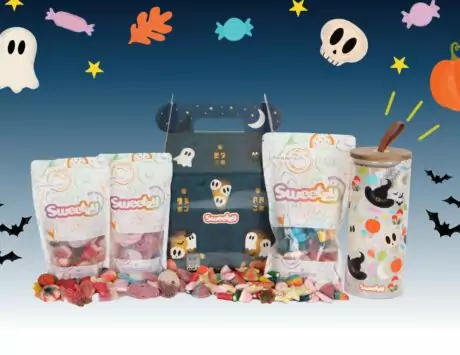 Halloween Box + Halloween Glass Jar