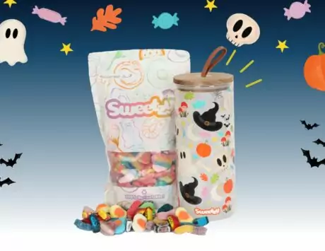 Halloween Glass Jar + 1kg Custom Pick 'n' Mix