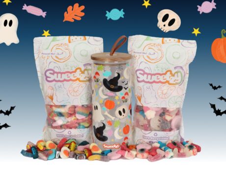 Halloween Glass Jar + 1kg Custom Pick 'n' Mix + 1kg Halloween Mix
