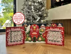 Christmas Advent Calendar + 2 Packs of 6x Christmas Crackers