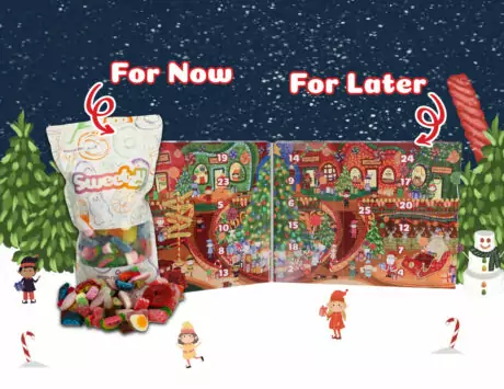 Advent Calendar + 1kg Custom Pick 'n' Mix