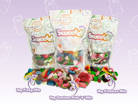 Custom 1kg Pick 'n' Mix + 1kg Fizzy Mix + 1kg Fizzless Mix