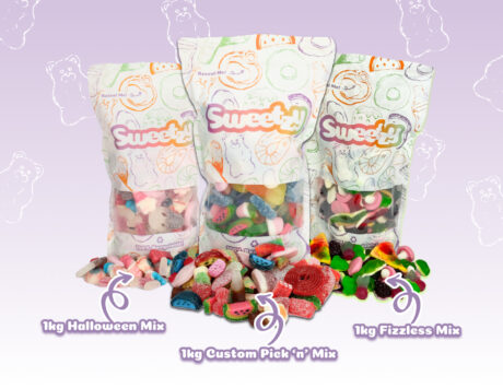 Custom 1kg Pick 'n' Mix + 1kg Halloween Mix + 1kg Fizzless Mix