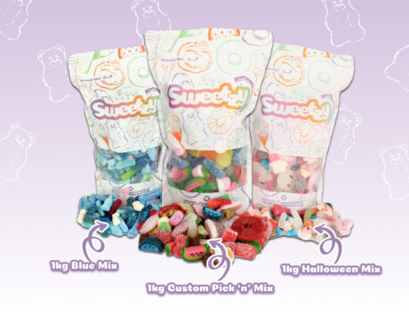 Custom 1kg Pick 'n' Mix + 1kg Halloween Mix + 1kg Blue Mix