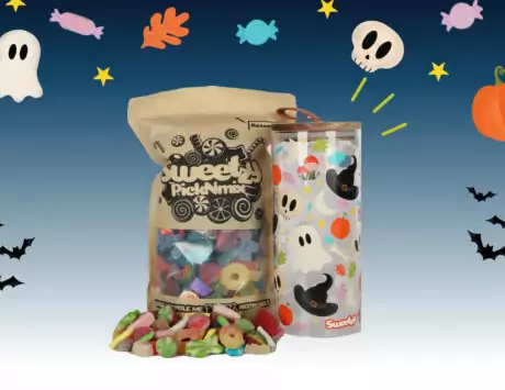 Halloween Glass Jar + 1.75kg Custom Pick ‘n’ Mix