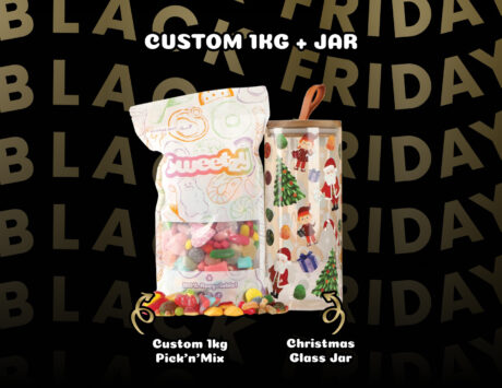 Black Friday 1kg Custom Pick 'n' Mix + Glass Jar