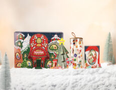 Advent Calendar + Christmas Tree + Glass Jar + Santa Egghead