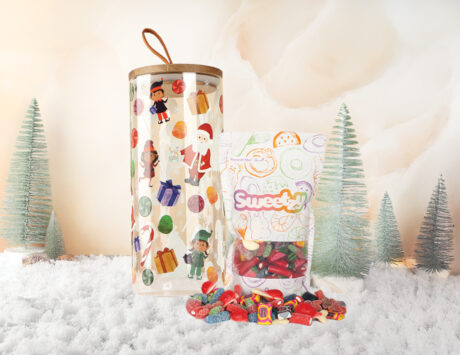 Christmas Glass Jar + 500g Custom Pick 'n' Mix