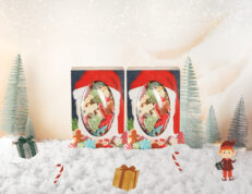 2x Christmas Eggheads