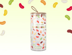 Valentine's Jellybean Glass Jar