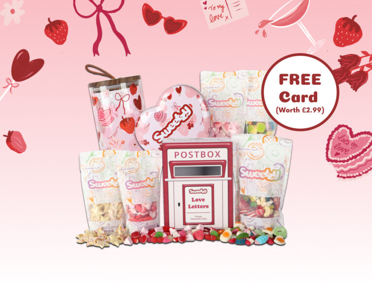 Valentine's box + Jar + tin