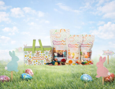 Easter Tin Basket + All Contents