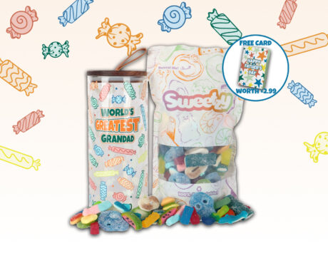 Father's Day Grandad Glass Jar + 1kg Custom Pick 'n' Mix