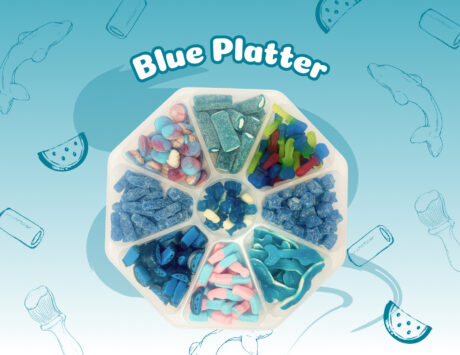 Blue Sweet Platter