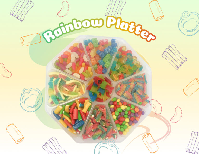 Rainbow-Platter