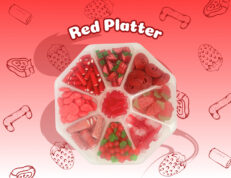 Red Sweet Platter