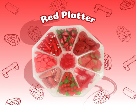 Red Sweet Platter