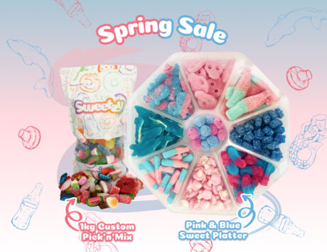 Custom 1kg + Pink/ Blue Platter - Spring Sale