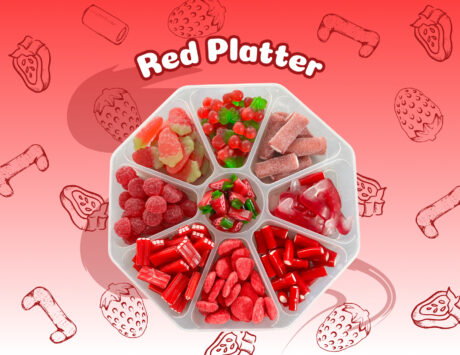 Red Sweet Platter