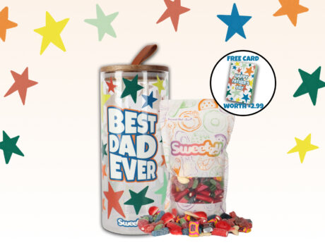 Father's Day Glass Jar + 500g Custom Pick 'n' Mix