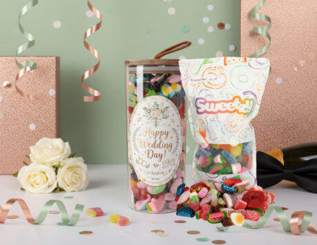 Custom Wedding Glass Jar