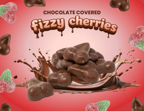 Chocolate Covered Fizzy Twin Cherries