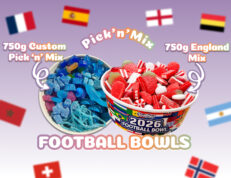 Football Sweet Bowl duo (Includes 1.5kg)