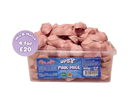 Chocolate Pink Mice Tub