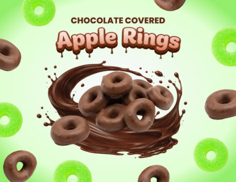 Chocolate Covered Apple Rings